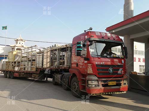 開(kāi)封麗星粉絲生產(chǎn)線、碗裝烘干設(shè)備發(fā)往山西陽(yáng)泉