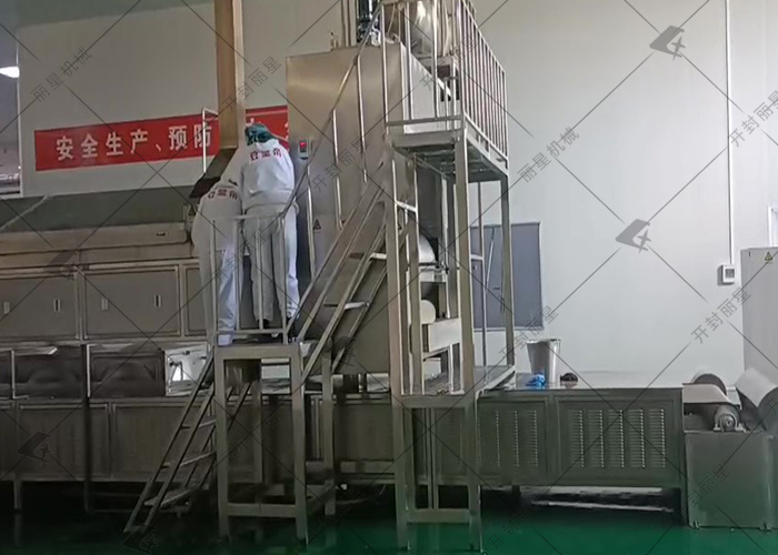 麗星粉絲粉條生產(chǎn)線，內(nèi)蒙古試機培訓(xùn)進行時