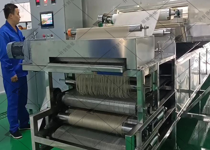 麗星日產(chǎn) 5 噸自動粉條設備，甘肅客戶試機全記錄