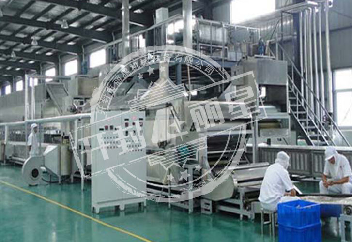 麗星綠豆粉絲機用涂布鋪漿工藝生產(chǎn)無礬粉絲