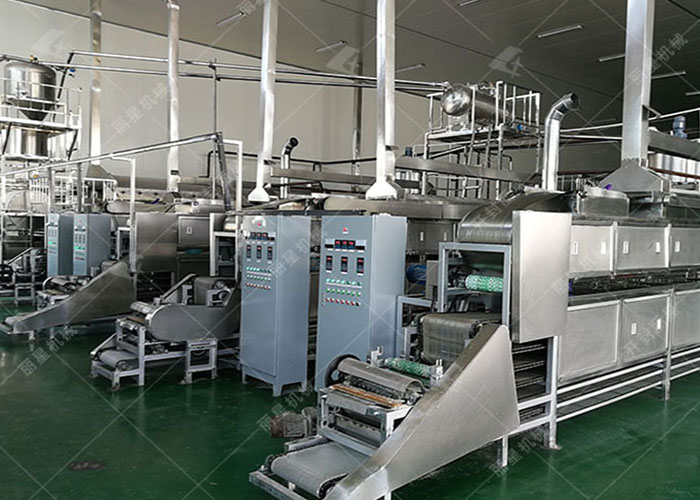 免晾曬的水晶粉皮生產(chǎn)線廠房占地面積需多大？